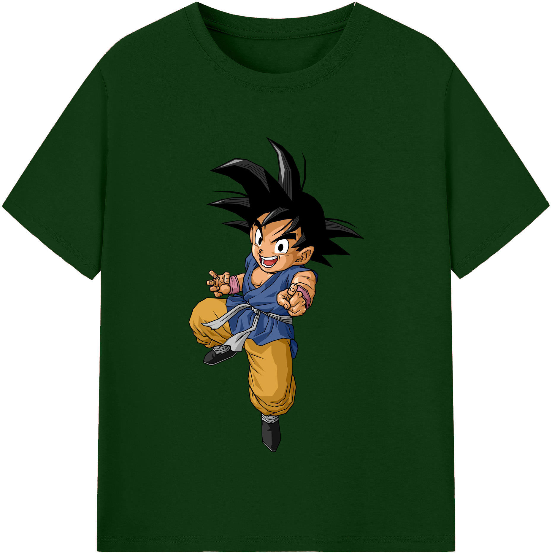 （画像用） ドラゴンボール 孫悟空（そん ごくう）Son Goku カカロット DRAGON BALL Kakarotto 綿100％半袖Tシャツ（フロントプリント）